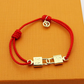 LEM471 New trendy open-style bracelet - Metal lock letter wristband - Women's couple accessory