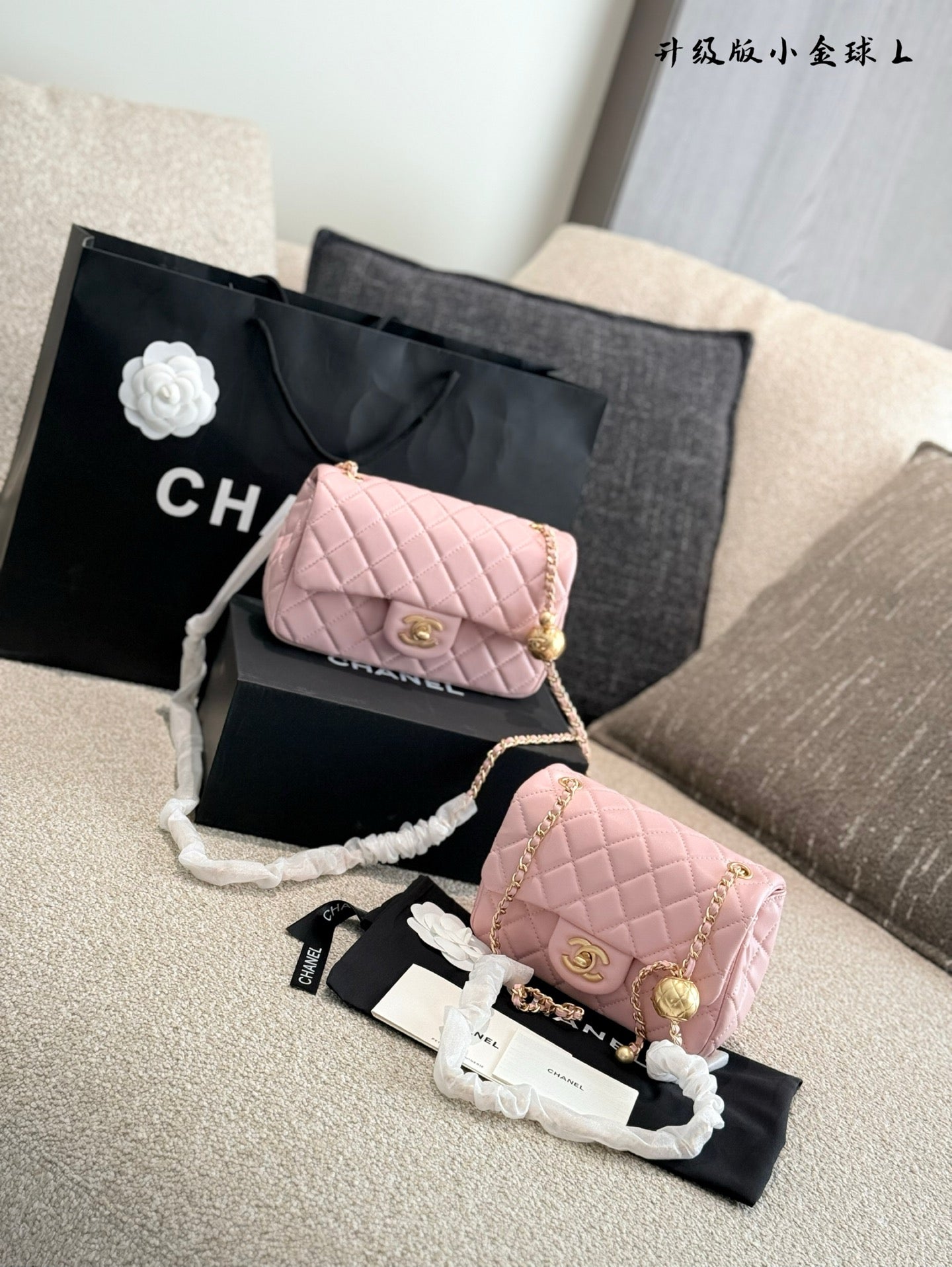 CEM243 New Designer Lambskin Leather Quilted Tabby Handbags Gold Hardware Chains Letter C Hasp Shoulder Bag