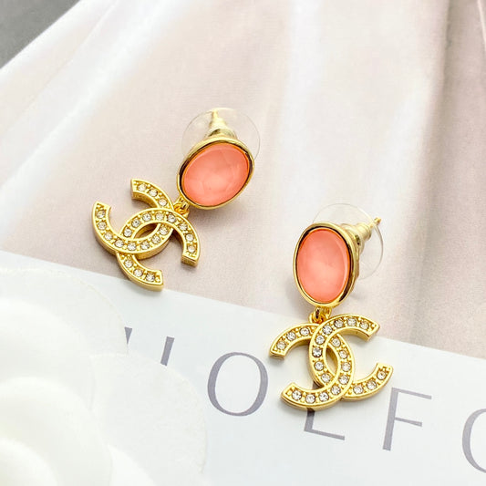 CEM231 New Arrive Fashion  Hot Sale  with Pearl Pink Earring  for Woman Jewelry To Choose Gift Not with Box