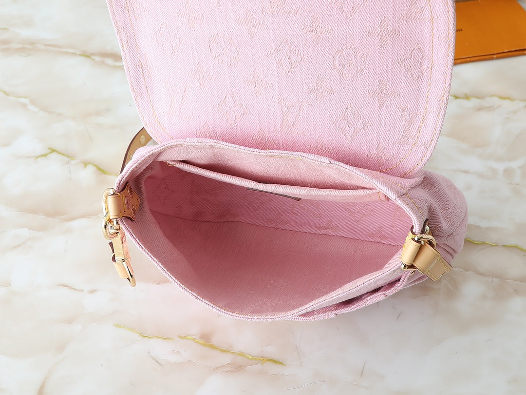 LEM250 Designer bag Classic pink Wallet Shoulder bag Date Code Handbag Purse 27.0 x 18.0 x 3.0cm