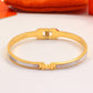 HEM80 New arrive Fashion  Stainless Steel Shell bracelet gold silver color bracelet bangle Bague Femme for woman gift