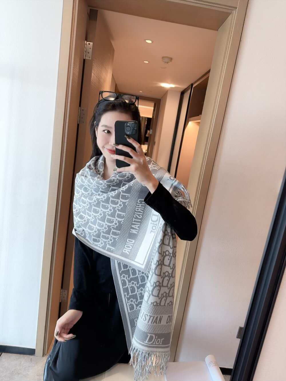 DEM234 Scarf Designer Classic Plaid Women Man Designer Scarf 100% Cashmere Scarves For Winter Warm Womens and mens Long Wrs