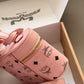 DEM300 New arrive fashion Makeup bag pink brown bag for woman beautiful gift to choose gift 19*12cm