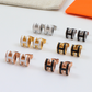HEM143 New arrive fashion black white color earring  for woman jewelry beautiful jewelry no with box