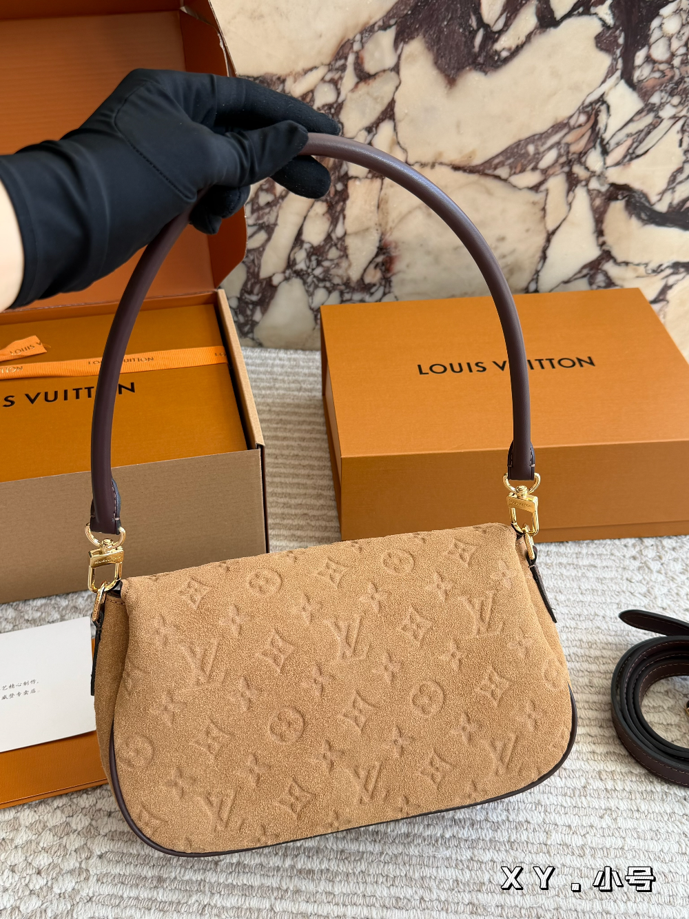 LEM595 New arrive fashion brown color bag for woman beautiful gift to choose 2 size