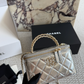 CEM308 New arrive fashion black white gold silver pink red wine bag for woman hands bag beautiful gift to choose gift 19cm