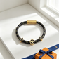 LEM584 Designer bracelet - available in three colors of gold silver and rose gold A fashionable piece of jewelry with personalized touch as a gift