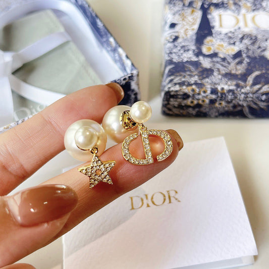 DEM248 New Arrive Fashion  Hot Sale  with Diamond Stars Earring  for Woman Jewelry To Choose