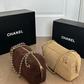 CEM491 New arrive fashion brown khaki bag for woman hands bag beautiful gift to choose gift  25*7*15cm