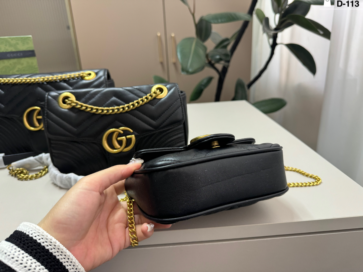 GEM239 New arrive fashion black red white deep red color bag for woman beautiful gift to choose 3 size