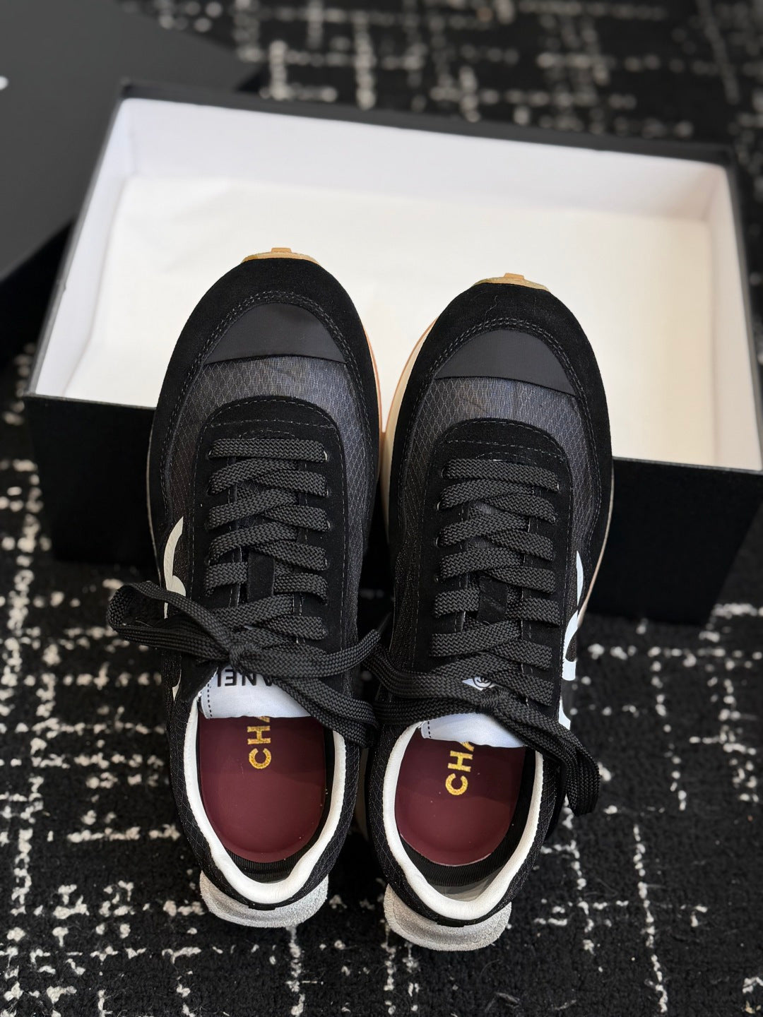 CEM258 New arrive fashion black and white color shose for woman beautiful gift to choose 3CM hight