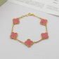 VAEM22 New trendy four-leaf collar chain bracelet personalized luxury high-end accessory available as a gift option