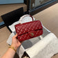 CEM250 designer shoulder bags classic shoulder strap sheepskinflap bag crossbody shoulder bag black white pink red color bag 20cm
