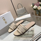 DEM345 Designer women Slippers red blue color sandals shoes for women high quality size 35 to 43