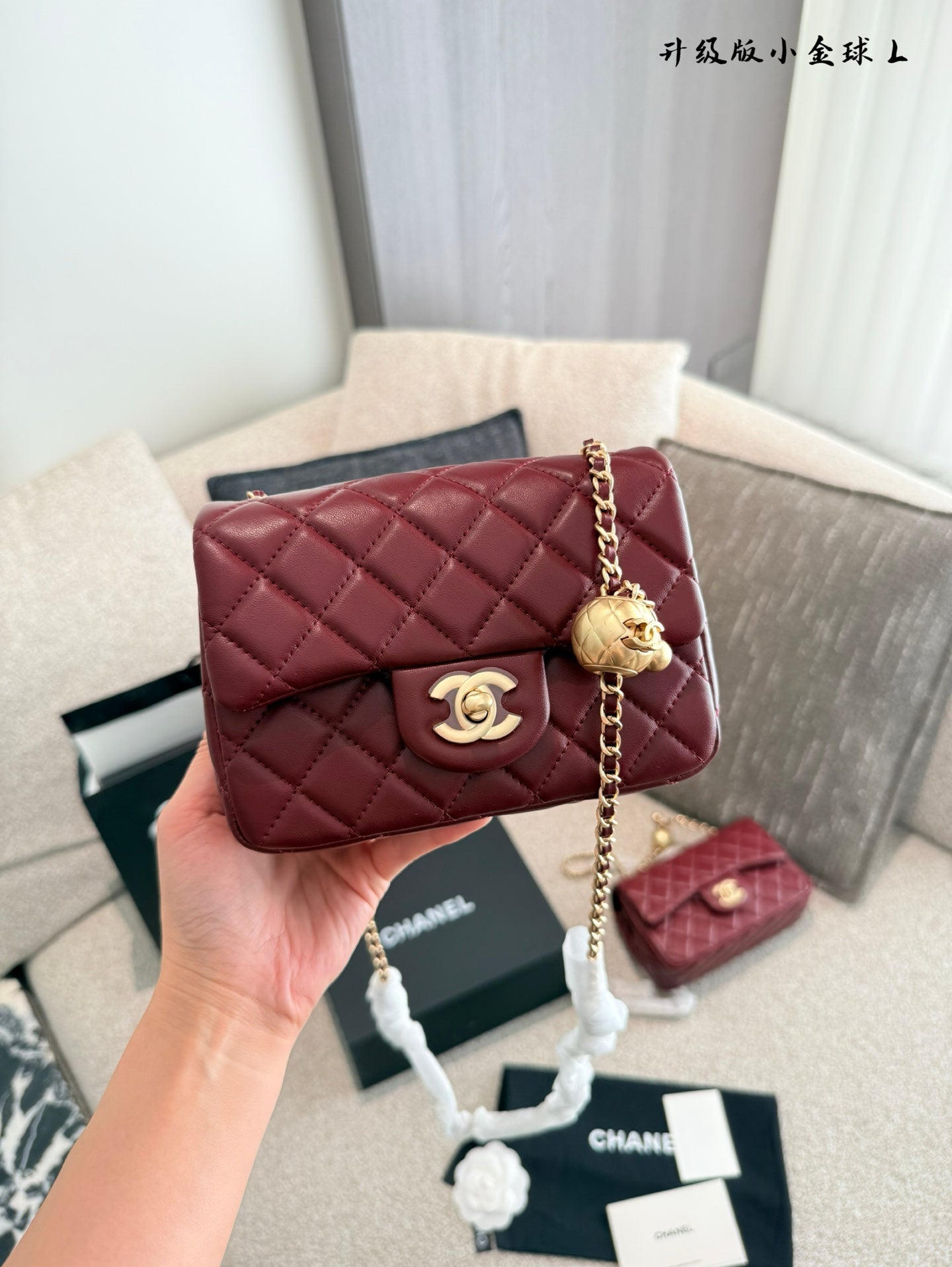 CEM243 New Designer Lambskin Leather Quilted Tabby Handbags Gold Hardware Chains Letter C Hasp Shoulder Bag