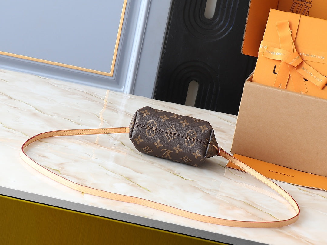 LEM246 Designer bag Classic Brown Wallet Shoulder bag Date Code Handbag Purse 17x 11x 6cm