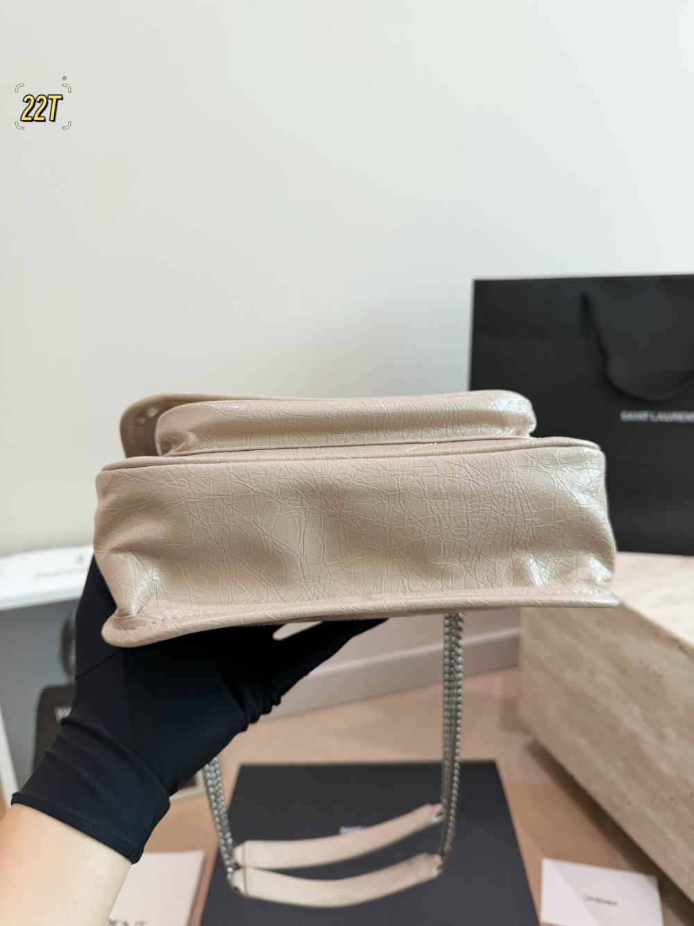 YLEM27 New arrive fashion black  red brown white grey bag for woman hands bag beautiful gift to choose gift 2 size