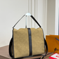 LEM609 New arrive fashion coffee blue black yellow red color bag for woman beautiful gift to choose 35*28CM