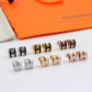 HEM143 New arrive fashion black white color earring  for woman jewelry beautiful jewelry no with box