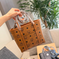 COEM16 New arrive fashion brown pink black white color bag for woman beautiful gift to choose size 19×19cm