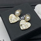 CEM209  New Arrive Fashion  Hot Sale  with Diamond Heart Earring  for Woman Jewelry To Choose