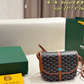 GOEM05 New trendy classic full-print crossbody bag with vintage saddle design - an elegant commuter bag that is versatile and suitable for all occasions for women 22*7.5*16cm