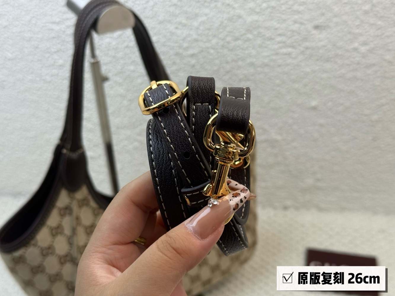 GEM182 New arrive fashion brown color  bag for woman beautiful gift to choose gift size to choose 2 size