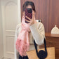 WEM01 luxury Designer Cashmere Scarf Winter Women Long Scarf Quality Headband Fashion Men brand Scarves Classic Printed Check Big Plaid Shawls Soft comfortable gift 65*180CM