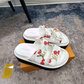 LEM501 New arrive fashion black white shose for woman beautiful Slippers gift to choose
