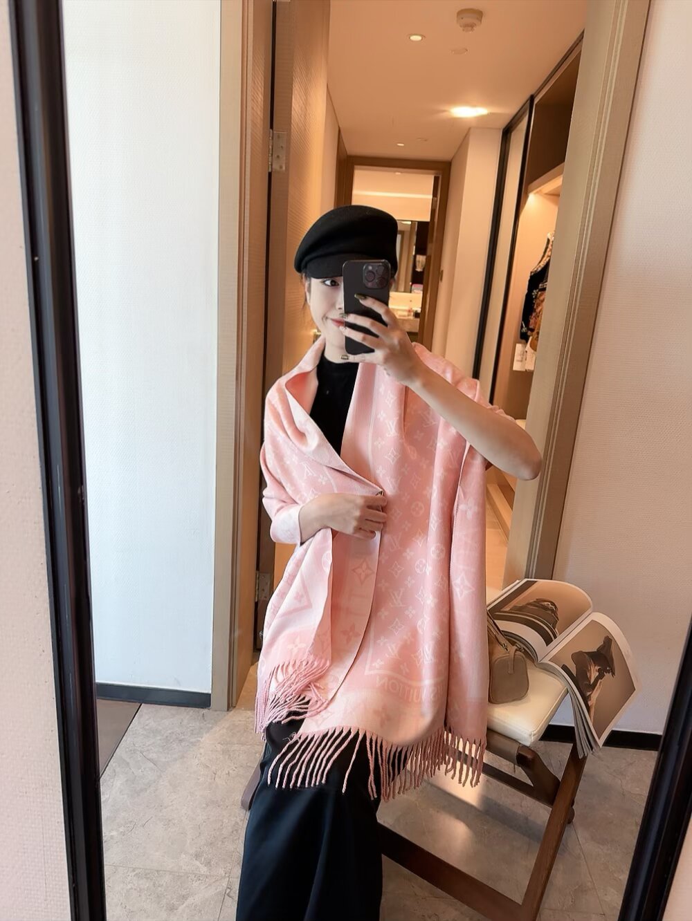 LEM285 New top Women Man Designer Scarf fashion brand 100% Cashmere Scarves For Winter Womens and mens Long Wraps Size 196*65CM gift