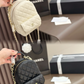 CEM274 New stylish black and white women's chain dual-purpose bag for both shoulder and hand use. A wonderful gift option  12.5x7.5x18cm