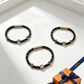 LEM584 Designer bracelet - available in three colors of gold silver and rose gold A fashionable piece of jewelry with personalized touch as a gift