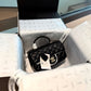CEM250 designer shoulder bags classic shoulder strap sheepskinflap bag crossbody shoulder bag black white pink red color bag 20cm
