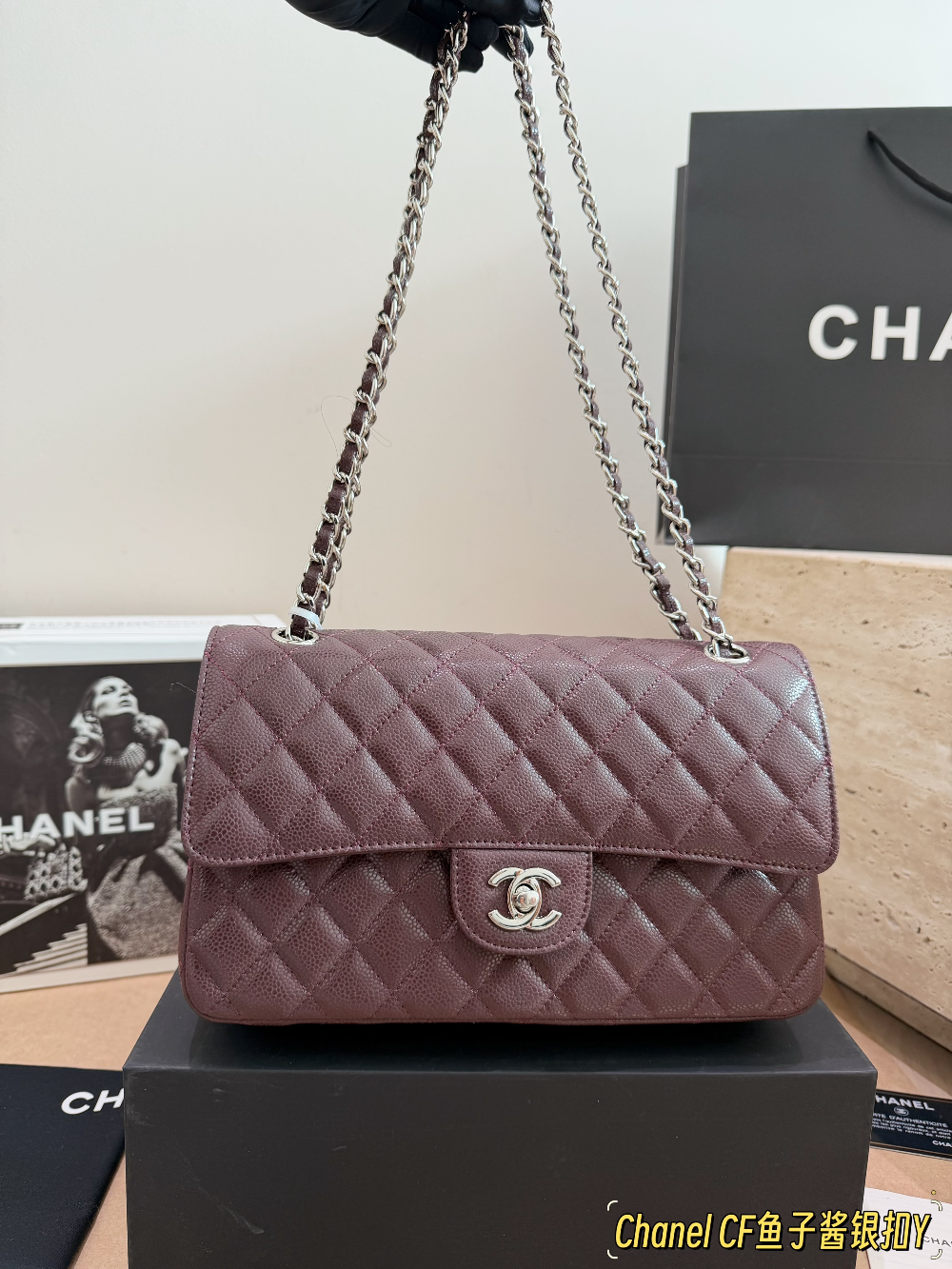 CEM475 New arrive fashion black white pink khaki  red grey green bag for woman hands bag beautiful gift to choose gift 26cm