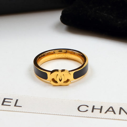 CEM189 New Classic Ring Brand Designer Titanium Steel Ring Gold Ring Women Mens  Ring Love Promise Jewelry