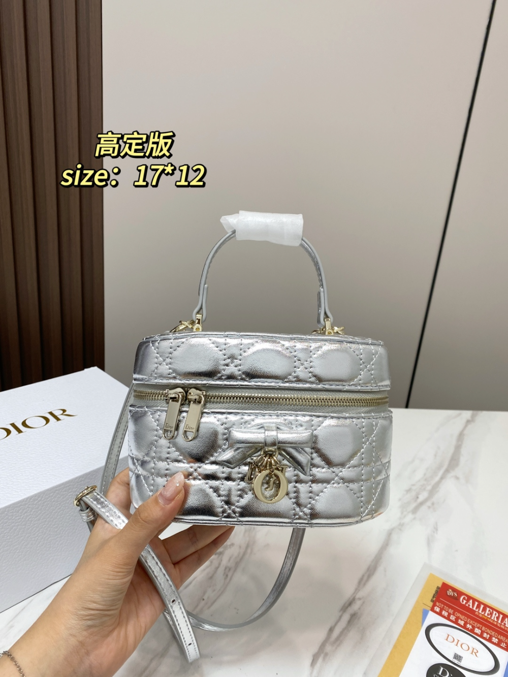 DEM349 New arrive fashion gold silver color bag for woman beautiful gift to choose