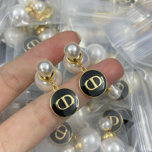 DEM268 New Arrive Fashion  Hot Sale  with Big Pearl Earring  for Woman Jewelry To Choose Gift