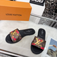 LEM535 New arrive fashion black brown blue shose for woman beautiful Slippers gift to choose
