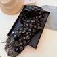 LEM525 new arrive  Hot sale brown black grey yellow color fashion beautiful  scarf  for woman gift  to choose size 180*45cm