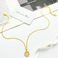 DEM288  New Arrive Fashion  with Diamond Stars Pearl  Necklce for Woman Brass Material Jewelry To Choose Gift