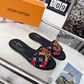 LEM535 New arrive fashion black brown blue shose for woman beautiful Slippers gift to choose