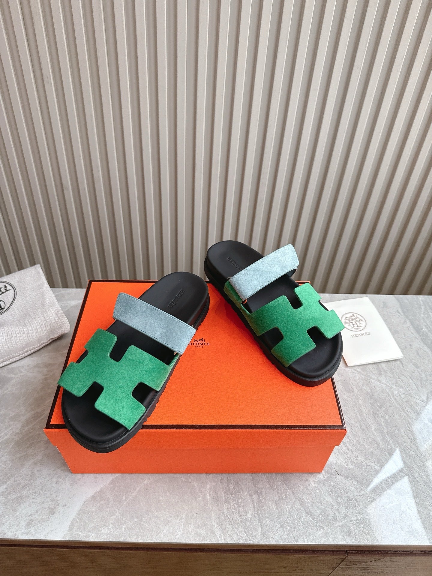HEM101 Designer women Slippers sandals shoes for women mix color shoes high quality size 35 to 42