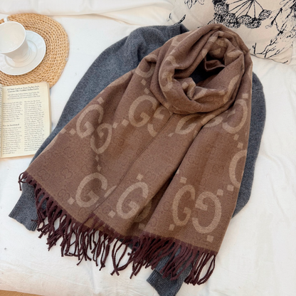 GEM192 new arrive  Hot sale brown khaki color fashion beautiful  scarf  for woman gift  to choose size 180*60cm