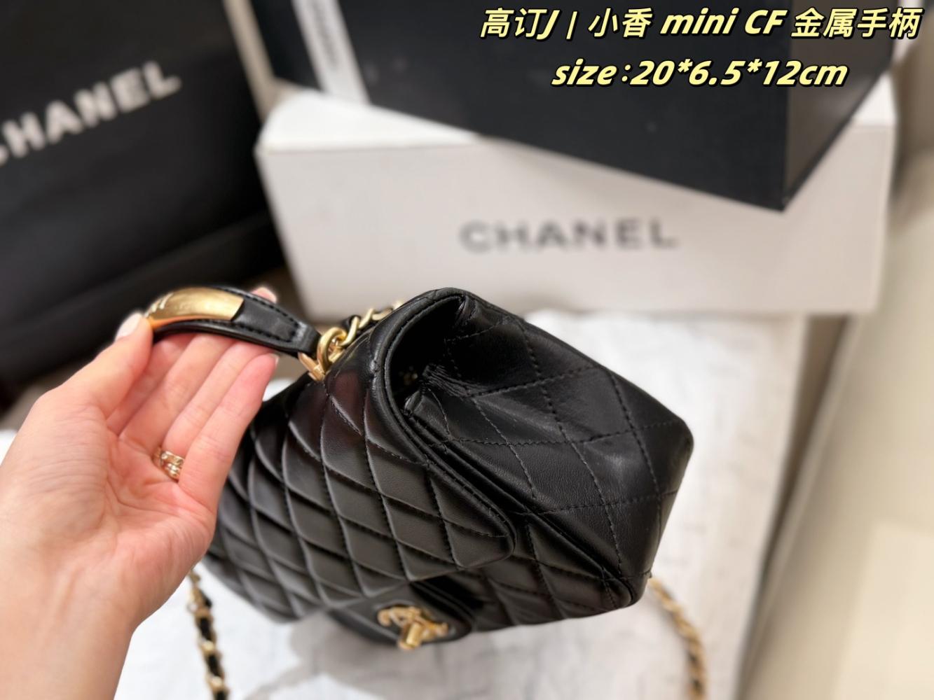 CEM266 New arrive fashion black white red   pink brown gray bag for woman hands bag beautiful gift to choose gift 20*6.5*12cm