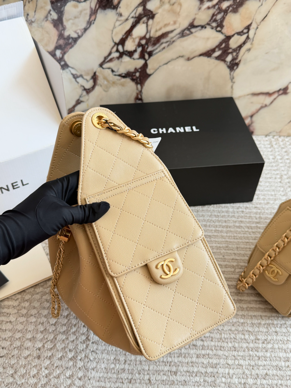 CEM329 New arrive fashion khaki color bag for woman beautiful gift to choose gift size to choose 2 size