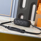 LEM334 Hot sale fashion black bag for woman men  beautiful gift  big size 20*13*6.5cm