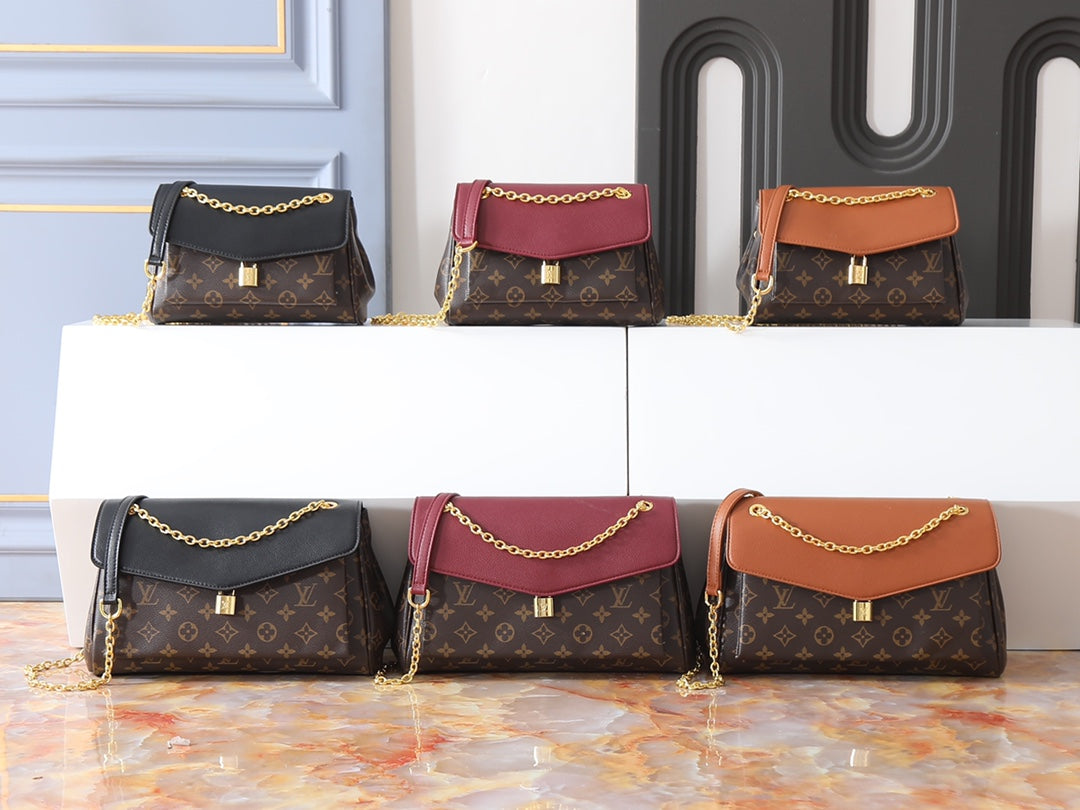 LEM336 Hot sale fashion black bag for woman hand bag beautiful gift  big size 30cm