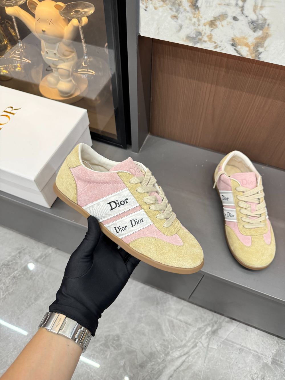 DEM326 Womens  men  Shoes Fashion Female Luxury Designer yellow Ladies shoes size 35-45