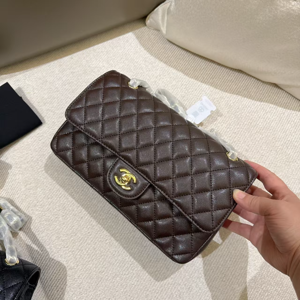 CEM485 New arrive fashion black coffee bag for woman hands bag beautiful gift to choose gift 25 cm