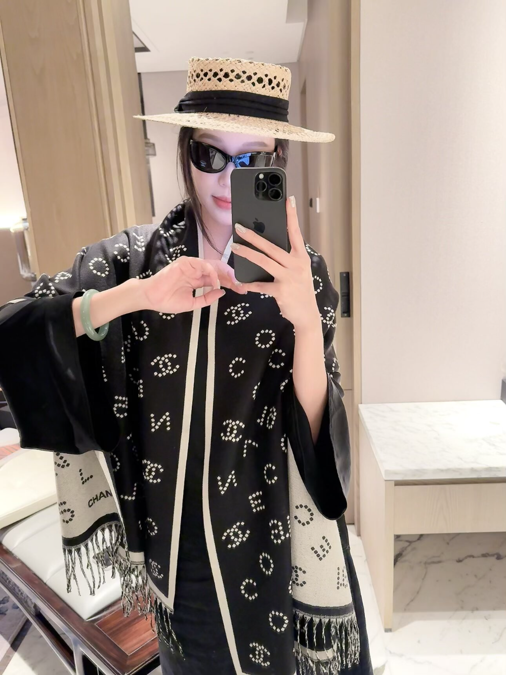 CEM483 new arrive  Hot sale pink black color fashion beautiful  scarf  for woman gift  to choose